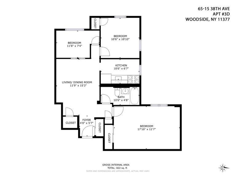 65-15 38th Avenue 3D Woodside Queens NY 11377