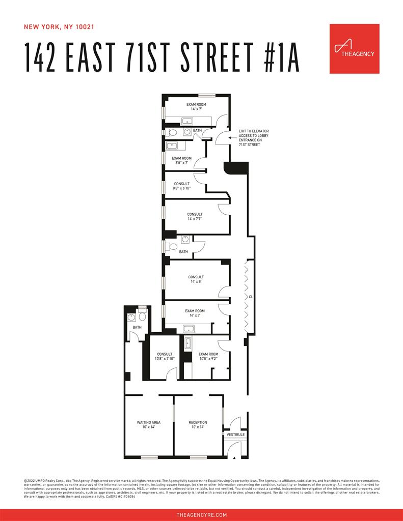 142 East 71st Street 1-A Upper East Side New York, NY 10021