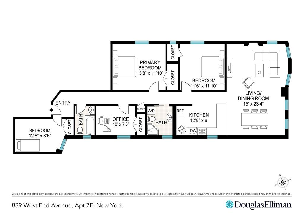 839 West End Avenue 7F Upper West Side New York NY 10025
